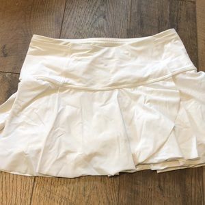 Lululemon White Tennis Skirt